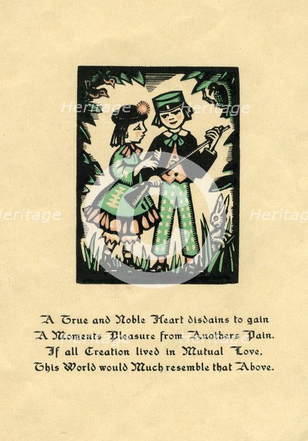 A wood-engraving by Helen Press. Artist: Helen Press