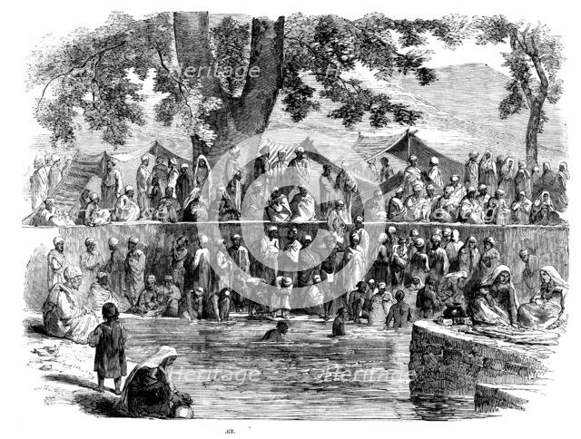 A Hindoo Fair in Cashmere, 1858. Creator: Unknown.