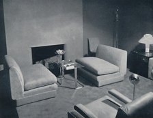 'A fireside group in a living-room designed by Russel Wright', 1935. Artist: Unknown.