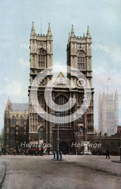 Westminster Abbey, London, c1930s. Artist: Donald McLeish
