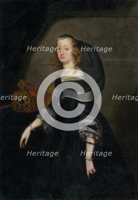 Portrait of Eleonór Mantová (Portrait of Noblewoman), after 1650. Creator: Unknown.