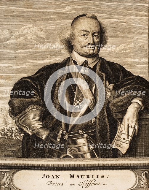 Portrait of John Maurice, Prince of Nassau-Siegen (1604-1679), 1675. Creator: Anonymous.