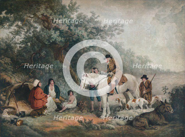 Morning or the Benevolent Sportsman, 1795, (1919). Artist: Joseph Grozer