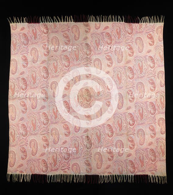 Shawl, British, ca. 1850. Creator: Unknown.