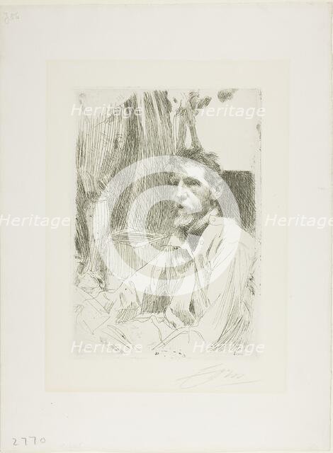 August Saint Gaudens I, 1898. Creator: Anders Leonard Zorn.