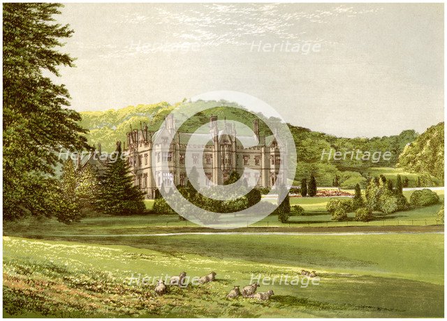 Mamhead, Devon, home of Baronet Newman, c1880. Artist: Unknown