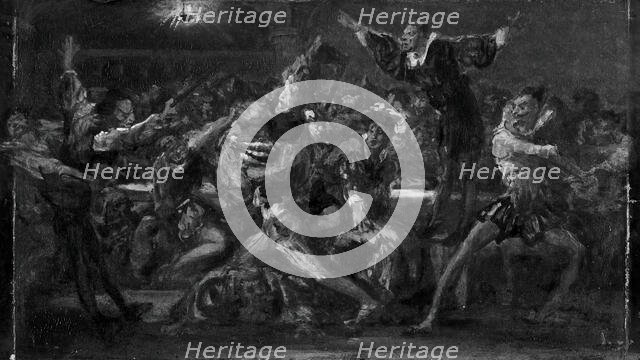 The Carousal (Scene from Faust?), c. 1860/70. Creator: Unknown.