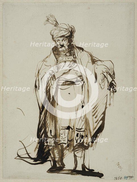 Man in oriental costume. Creator: Ferdinand Bol.
