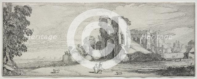 Landscapes and Ruins: Brederode Castle. Creator: Jan van de Velde (Dutch, 1593-1641).