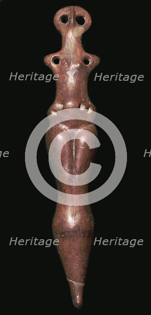 Late Neolithic female figure from Romania, 40th century BC. Artist: Unknown