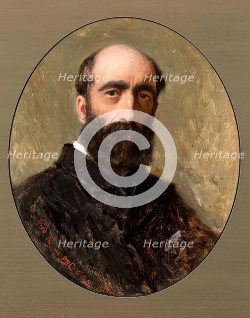 Philip H. Calderon RA, 1881. Creator: George Reid.