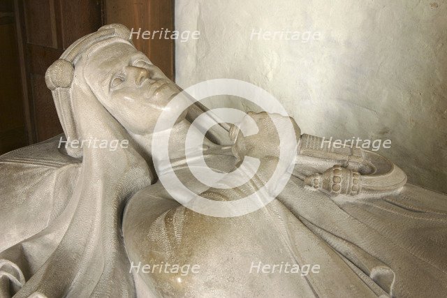 Lawrence of Arabia effigy, St Martin's Church, Wareham, Dorset. 