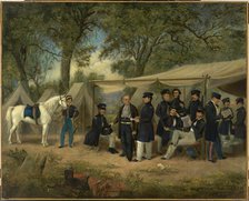 Zachary Taylor at Walnut Springs, 1847. Creator: William Garl Browne.