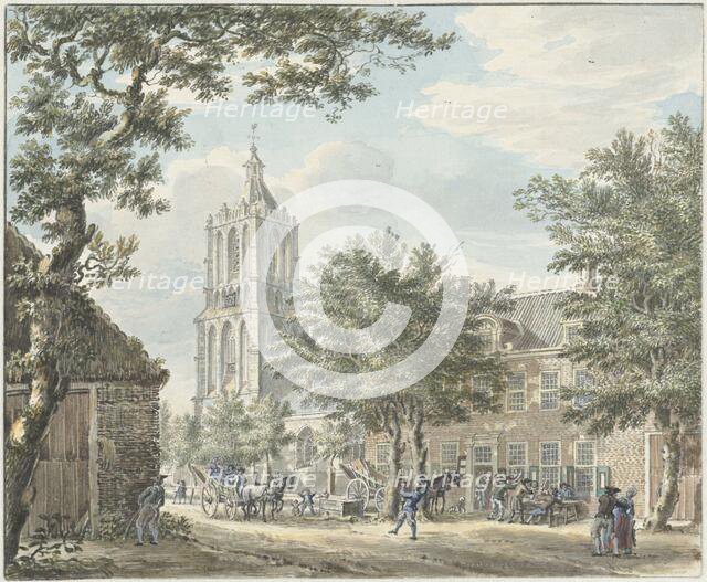 Cheerful party in the village of Houten, 1713-1780. Creator: Jan de Beyer.