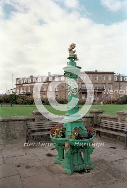 Fountain in Queen's Park, Fleetwood, Lancashire, 1999. Artist: P Williams