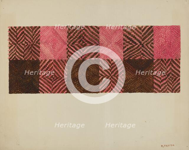 Jerga (Carpet), c. 1938. Creator: Marjery Parish.