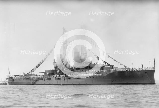German Squadron Visit To U.S., 1912. Creator: Harris & Ewing.
