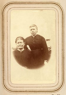 "Enkan Westerlund, with Daughter. Jockmock", 1858. Creator: Lotten von Duben.
