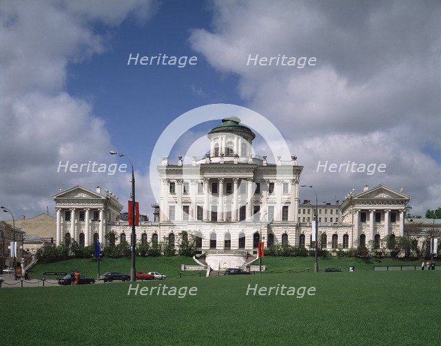 The Pashkov House in Moscow, 1784-1786. Artist: Bazhenov, Vasili Ivanovich (1737-1799)