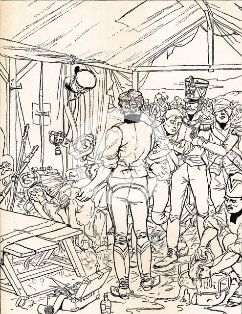 'La Panacee au Capitaine Hauteroche', c1900. Artist: Eugene Courboin.