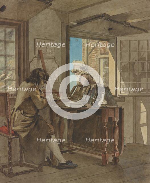 The Artist in his Atelier, about 1805-1808. Creator: Christiaan Andriessen.