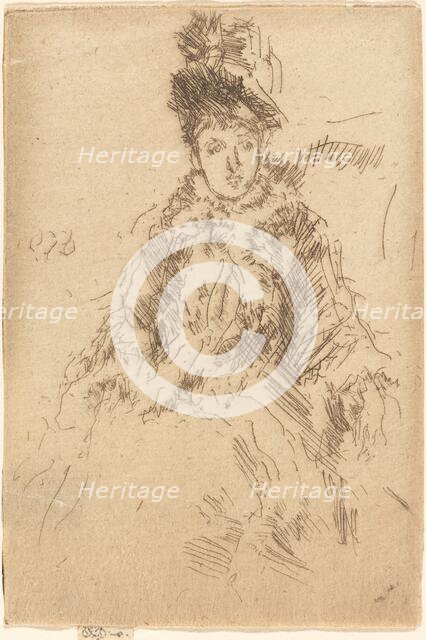 Miss Lenoir, c. 1887. Creator: James Abbott McNeill Whistler.