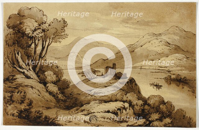 View of Mountain Lake, n.d. Creator: James Robertson.