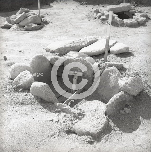 Bronze Age burial site, St Mary's, Scilly Isles, c1955. Creator: Arthur Charles Kirby Ware.