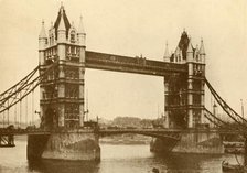 'The Tower Bridge, London', c1930. Creator: Unknown.