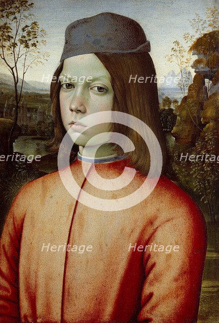 Portait of a Boy, c. 1500. Artist: Pinturicchio, Bernardino (1454-1513)