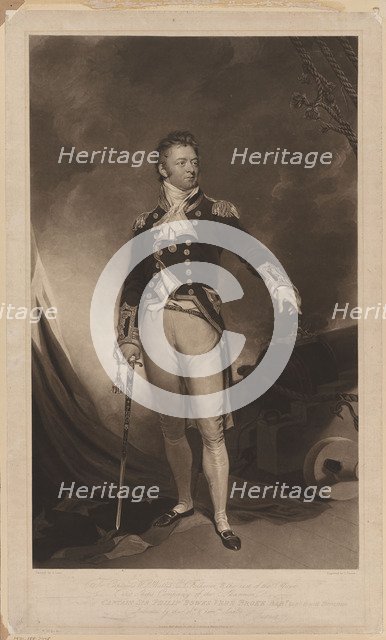 Sir Philip Bowes Vere Broke (1776-1841), 1816. Artist: Lane, Samuel (1780-1859)