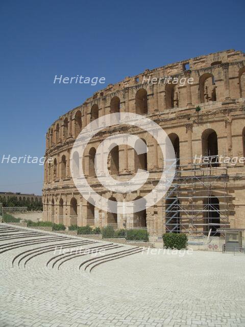 Amphitheatre of El Jem, Tunisia, 2009. Creator: Amanda Waite.