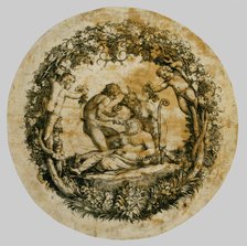 Wilton album, folio 41: The Drunken Silenus (Tazza Farnese), ca. 1597-1600. Creator: Annibale Carracci.