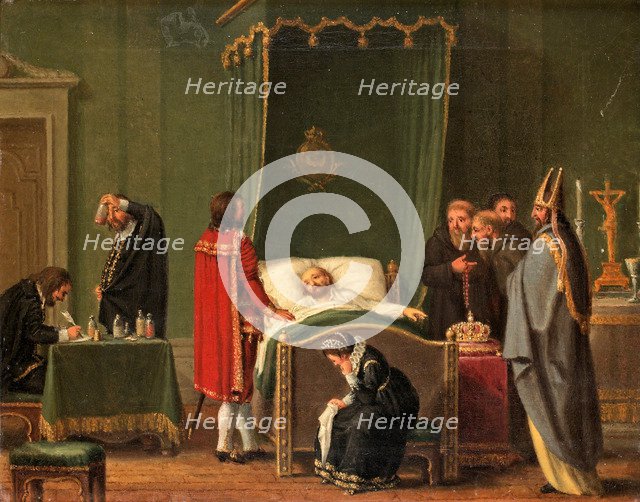 Sten Sture by the Deathbed of King Charles VIII of Sweden, .