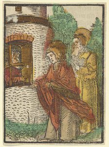 St. John in Prison, from Das Plenarium, 1517. Creator: Hans Schäufelein the Elder.