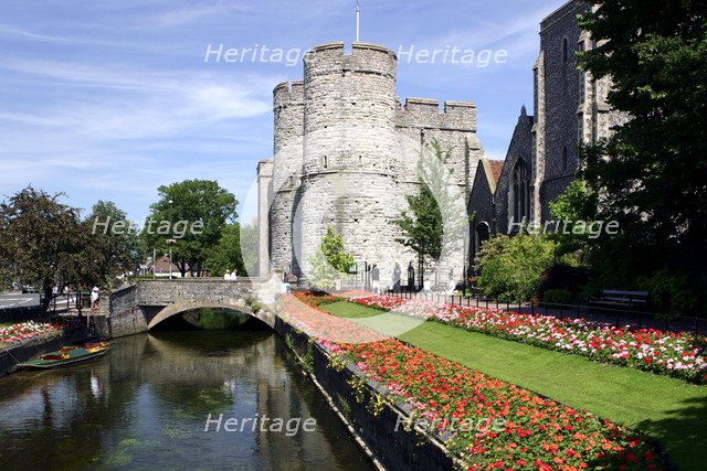 West Gate Towers, Canterbury, Kent.