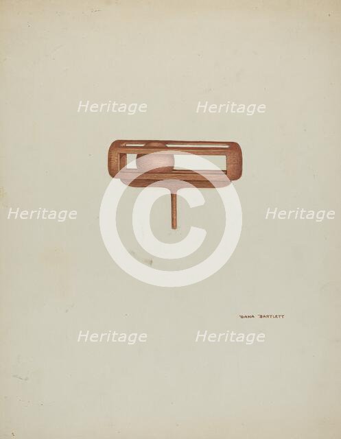 Rattle, 1935/1942. Creator: Dana Bartlett.