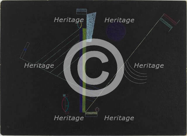 Zweiseitig Gespannt (Tense in Both Directions), 1933. Creator: Kandinsky, Wassily Vasilyevich (1866-1944).