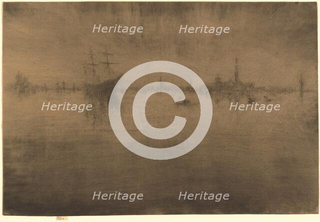 Nocturne, 1879/1880. Creator: James Abbott McNeill Whistler.