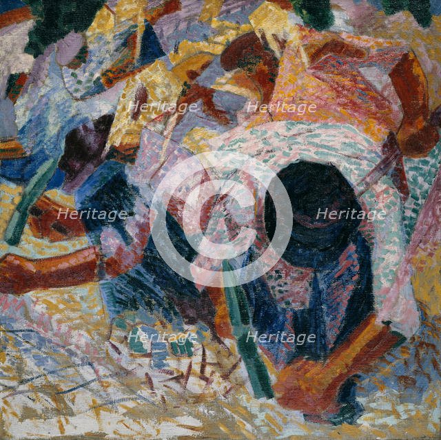 The Street Pavers, 1914. Creator: Umberto Boccioni.