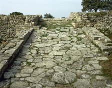 Ramp, Troy II stratum, Troy, Turkey, Bronze age, 2500-2300 BC (2000). Creator: Unknown.