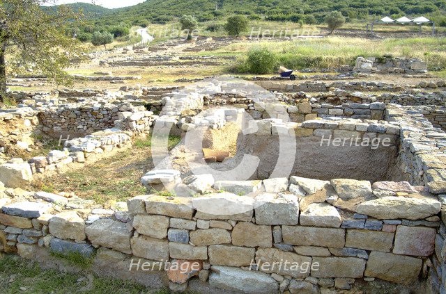 A fortified settlement in Mesembria, Greece. Artist: Samuel Magal