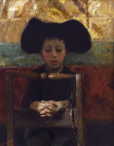 Prevetariello in preghiera (Altar Boy Praying) , 1873. Creator: Mancini; Antonio (1852-1930).