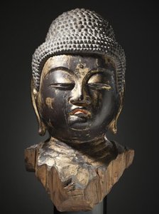Head of a Buddha (image 1 of 11), 1000-1050 A.D.. Creator: Unknown.