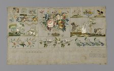 Sampler, France, 19th century. Creator: Unknown.