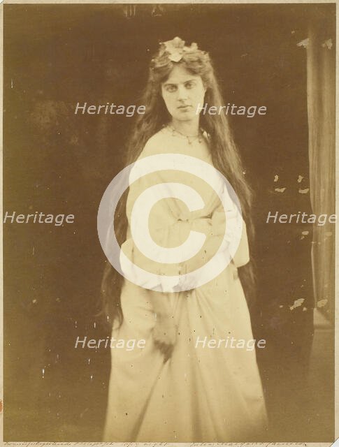 Marie Spartali, September 1868. Creator: Julia Margaret Cameron.