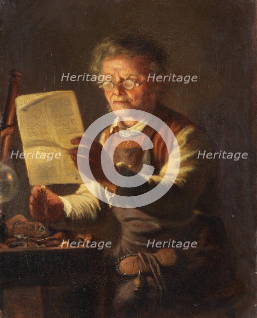 The political shoemaker, 1870. Creator: Geskel Saloman.