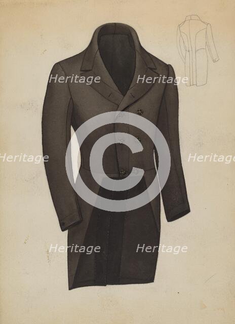 Tail Coat, c. 1937. Creator: Virginia Berge.
