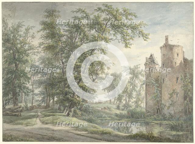 Ruins of De Haar Castle, 1801. Creator: Egbert van Drielst.