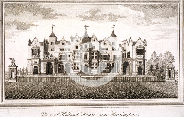 Holland House, Kensington, London, c1750. Artist: Anon